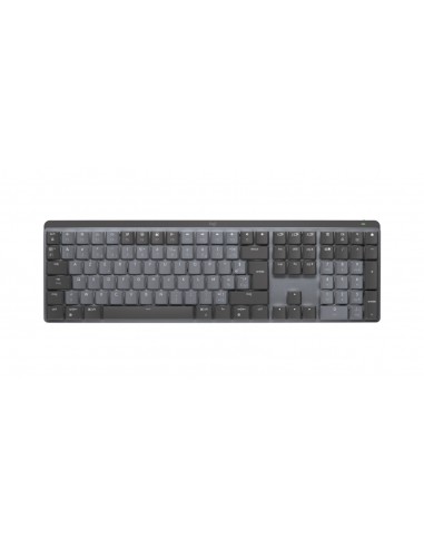 Logitech MX Mechanical teclado RF Wireless + Bluetooth AZERTY Francés Grafito, Gris