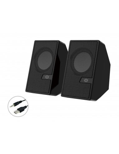 Conceptronic BJORN02B altavoz De 2 vías Negro Inalámbrico y alámbrico 6 W