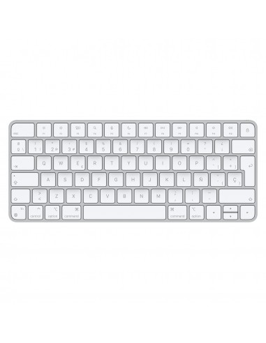 Apple Magic teclado USB + Bluetooth Español Aluminio, Blanco