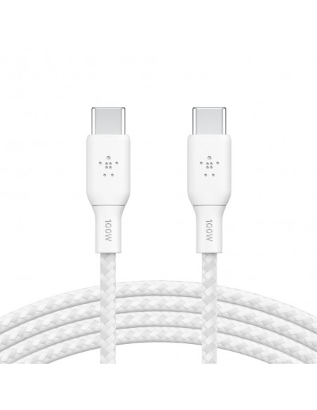 Belkin BOOST CHARGE cable USB 2 m USB 2.0 USB C Blanco