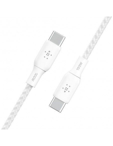 Belkin BOOST CHARGE cable USB 2 m USB 2.0 USB C Blanco