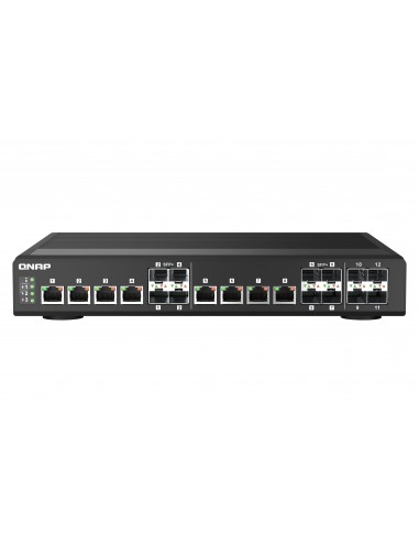 QNAP QSW-IM1200-8C switch Gestionado L2 Ninguno Negro