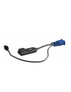 HPE AF629A cable para video, teclado y ratón (kvm) Negro, Azul