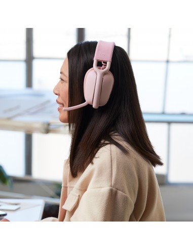 Logitech Zone Vibe 100 Auriculares Inalámbrico Diadema Llamadas Música Bluetooth Rosa