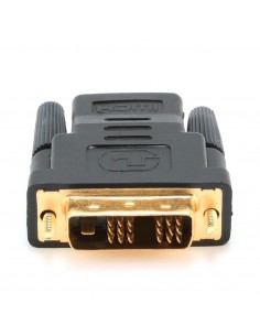 Gembird A-HDMI-DVI-2 cambiador de género para cable Negro