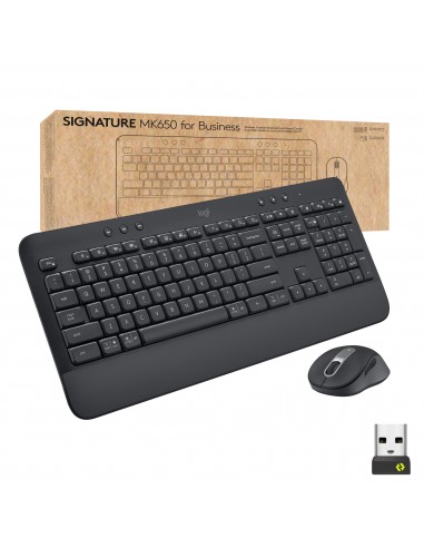 Logitech Signature MK650 Combo For Business teclado Ratón incluido Bluetooth QWERTZ Suizo Grafito