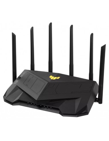 ASUS TUF Gaming AX6000 (TUF-AX6000) router inalámbrico Gigabit Ethernet Doble banda (2,4 GHz   5 GHz) Negro