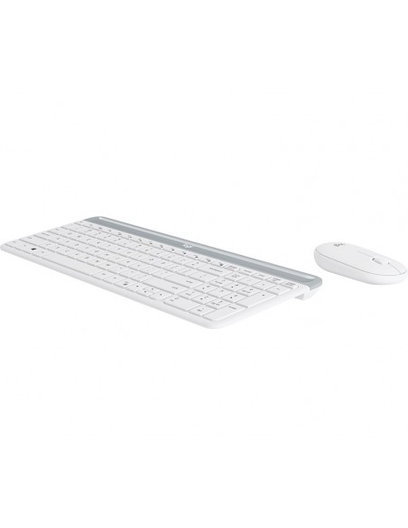 Logitech MK470 teclado Ratón incluido RF inalámbrico QWERTY Inglés Blanco