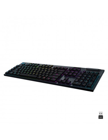 Logitech G G915 teclado RF Wireless + Bluetooth QWERTY Inglés Carbono