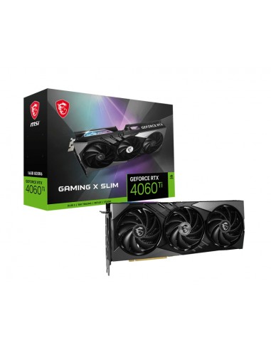 MSI GEFORCE RTX 4060 Ti GAMING X SLIM 16G tarjeta gráfica NVIDIA 16 GB GDDR6