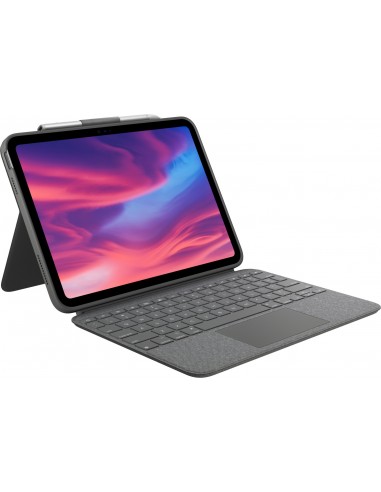 Logitech Combo Touch Gris Smart Connector QWERTZ Alemán