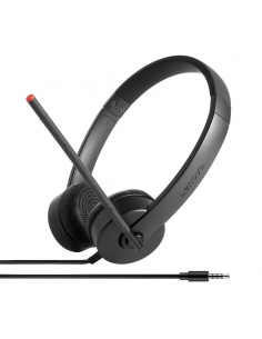 Lenovo Stereo Analog Auriculares Alámbrico Diadema Oficina Centro de llamadas Negro