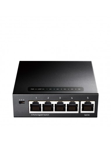 Cudy GS105 switch Gigabit Ethernet (10 100 1000) Negro