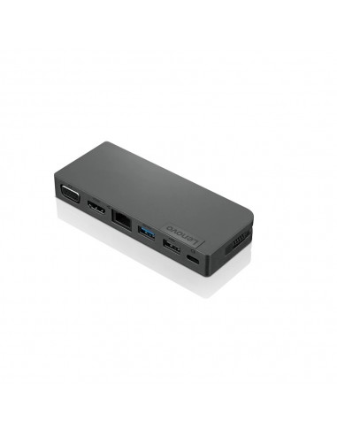 Lenovo 4X90S92381 base para portátil y replicador de puertos Alámbrico USB 3.2 Gen 1 (3.1 Gen 1) Type-C Gris