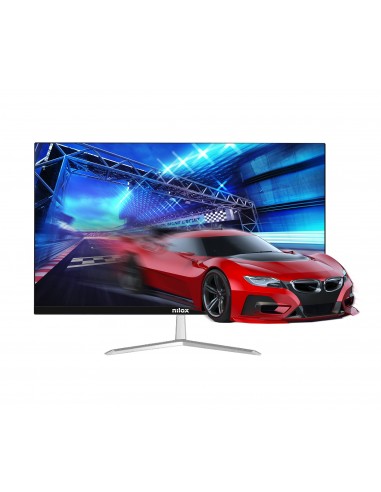 Nilox Monitor de 24" FHD, IPS, con puertos HDMI, VGA y DP