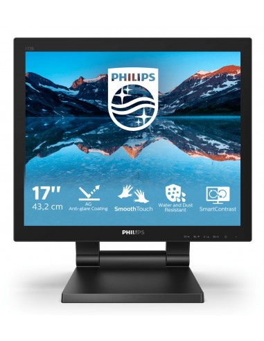 Philips 172B9TL 00 pantalla para PC 43,2 cm (17") 1280 x 1024 Pixeles Full HD LCD Pantalla táctil Negro