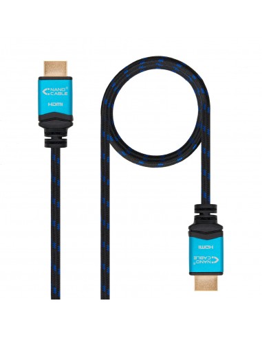 Nanocable Cable HDMI V2.0 4K@60GHz 18 Gbps A M-A M, negro, 10.0 m.