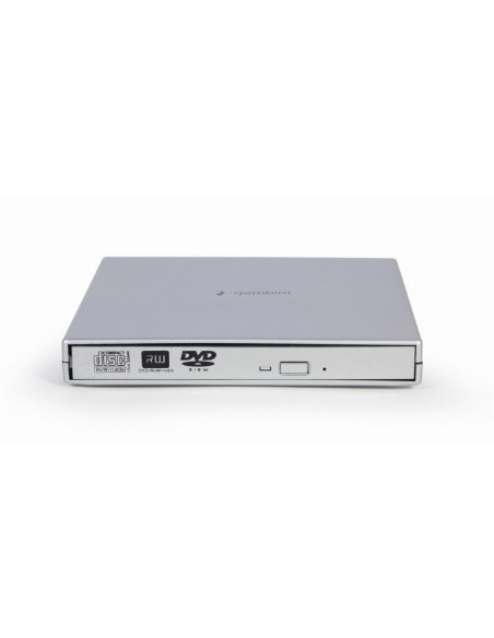 Gembird DVD-USB-02-SV unidad de disco óptico DVD±RW Plata