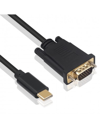 Ewent EC1052 adaptador de cable de vídeo 1,8 m USB Tipo C VGA (D-Sub)