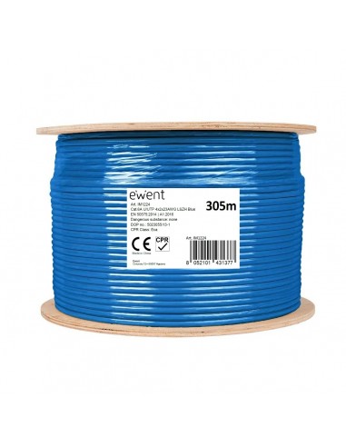 Ewent IM1224 cable de red Azul 305 m Cat6a U UTP (UTP)