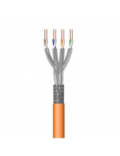 Ewent IM1227 cable de red Naranja 100 m Cat7 S FTP (S-STP)