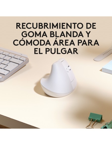 Logitech Lift for Mac ratón mano derecha RF Wireless + Bluetooth Óptico 4000 DPI