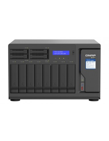 QNAP TVS-h1288X NAS Torre Ethernet Negro W-1250