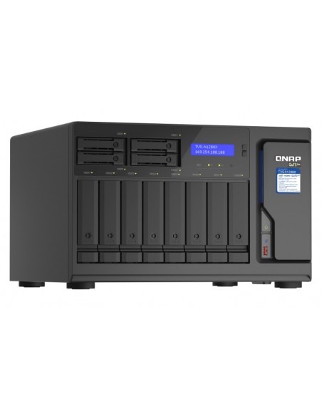 QNAP TVS-h1288X NAS Torre Ethernet Negro W-1250