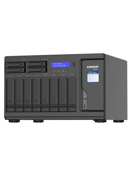 QNAP TVS-h1288X NAS Torre Ethernet Negro W-1250