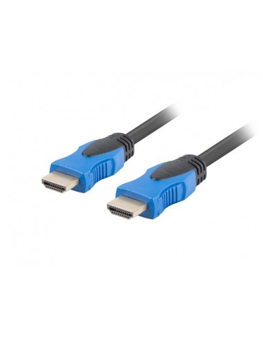 Lanberg CA-HDMI-20CU-0045-BK cable HDMI 4,5 m HDMI tipo A (Estándar) Negro, Azul