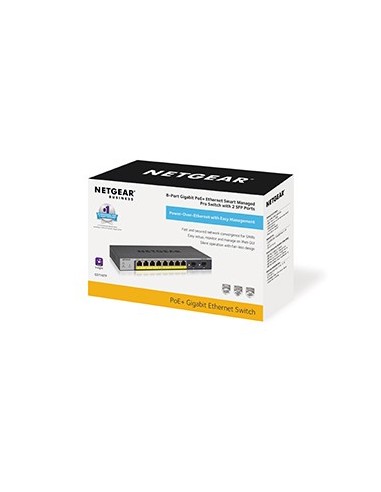 NETGEAR GS110TP Gestionado L2 L3 L4 Gigabit Ethernet (10 100 1000) Energía sobre Ethernet (PoE) Gris