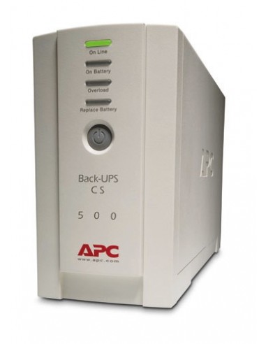 APC Back-UPS sistema de alimentación ininterrumpida (UPS) En espera (Fuera de línea) o Standby (Offline) 0,5 kVA 300 W 4