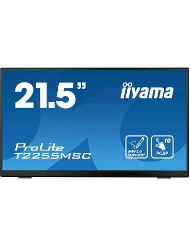 iiyama ProLite T2255MSC-B1 pantalla para PC 54,6 cm (21.5") 1920 x 1080 Pixeles Full HD LCD Pantalla táctil Negro