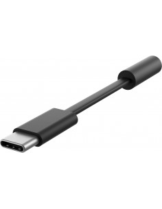 Microsoft LKZ-00004 cable de teléfono móvil Negro USB C 3,5mm