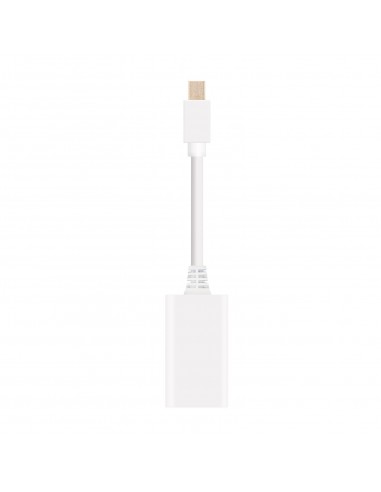 Nanocable CONVERSOR MINI DP A HDMI MINI DP M-HDMI H BLANCO 15 CM