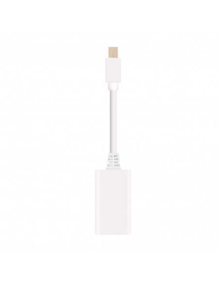 Nanocable CONVERSOR MINI DP A HDMI MINI DP M-HDMI H BLANCO 15 CM