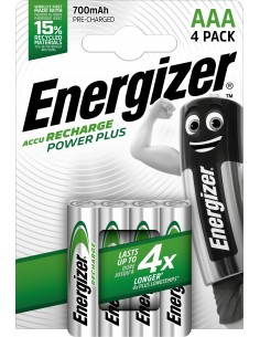 Energizer Accu Recharge Power Plus 700 AAA BP4 Batería recargable Níquel-metal hidruro (NiMH)