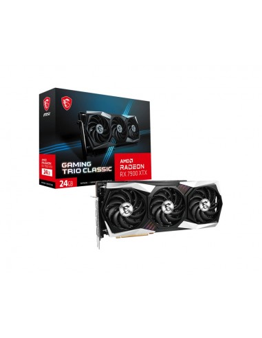 MSI Radeon RX 7900 XTX Gaming Trio Classic 24G AMD Radeon RX 7900 XT 24 GB GDDR6