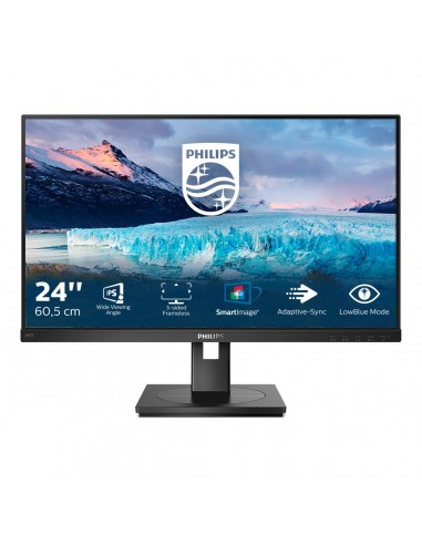 Philips S Line 242S1AE 00 LED display 60,5 cm (23.8") 1920 x 1080 Pixeles Full HD Negro