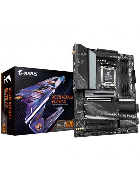 Gigabyte X670 AORUS ELITE AX placa base AMD X670 Zócalo AM5 ATX