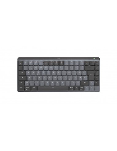 Logitech MX Mini Mechanical teclado RF Wireless + Bluetooth QWERTZ Alemán Grafito, Gris