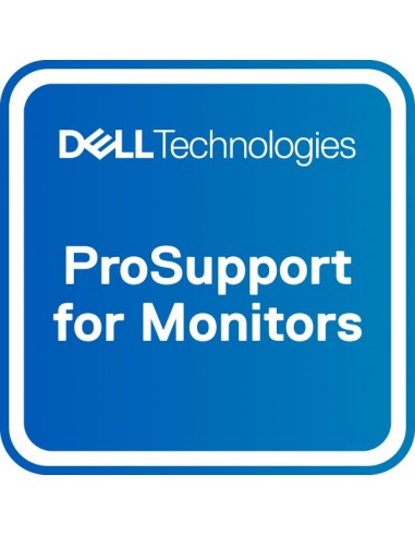 DELL Actualización de 3 años Basic Advanced Exchange a 5 años ProSupport for monitors