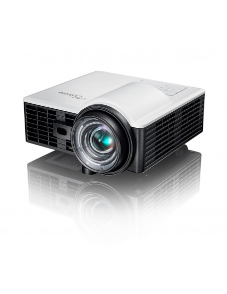 Optoma ML1050ST+ videoproyector Proyector de corto alcance 1000 lúmenes ANSI DLP WXGA (1280x800) 3D Negro, Blanco