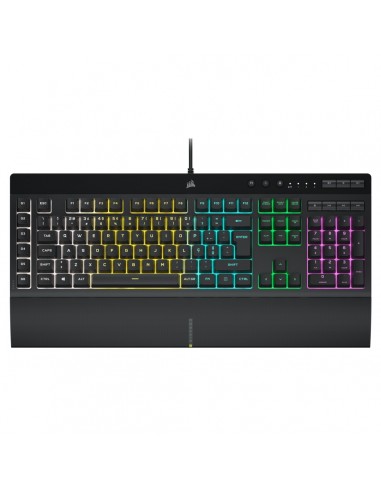 Corsair K55 RGB PRO teclado USB QWERTY Español Negro