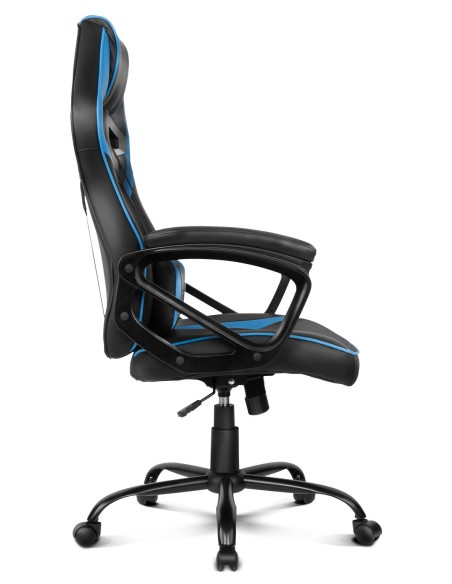 DRIFT DR50 Silla para videojuegos de PC Asiento acolchado tapizado Negro, Azul