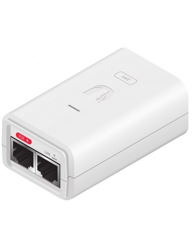 Ubiquiti POE-24-7W-G-WH adaptador e inyector de PoE Gigabit Ethernet 24 V