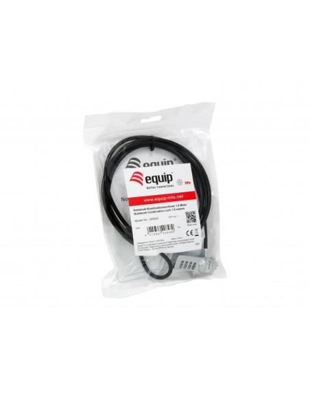 Equip 245400 cable antirrobo Negro 1,8 m