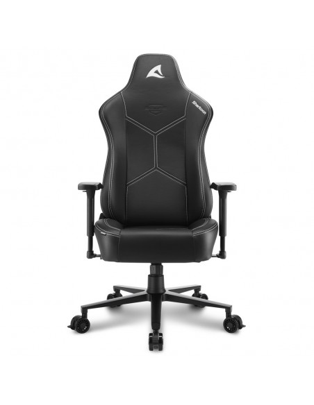 Sharkoon SGS30 Silla para videojuegos universal Asiento acolchado tapizado Negro, Blanco