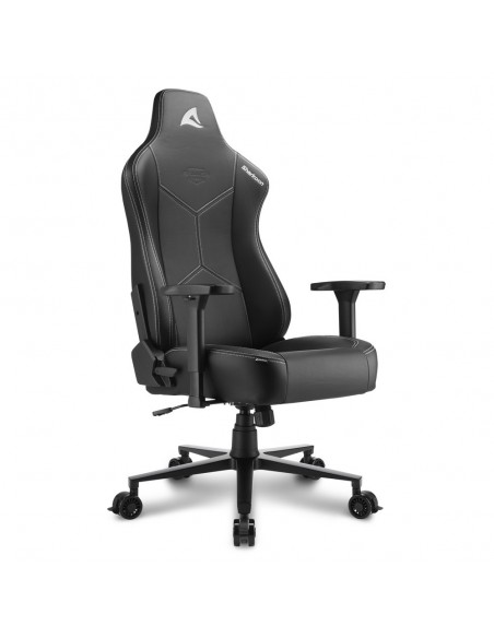 Sharkoon SGS30 Silla para videojuegos universal Asiento acolchado tapizado Negro, Blanco