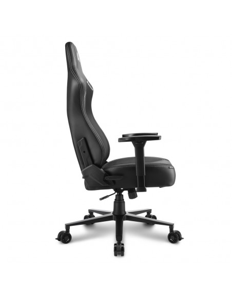 Sharkoon SGS30 Silla para videojuegos universal Asiento acolchado tapizado Negro, Blanco